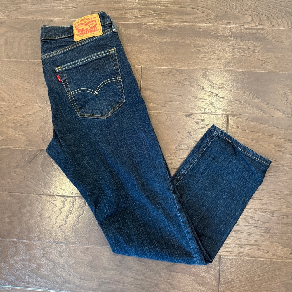 Levi’s 541 Athletic Taper Men's Jeans 36×34 – Relaxed Thigh, Modern Fit